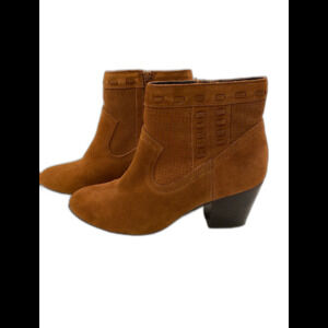 Market & Spruce Boots Womens Size 8.5 Ankle Brown Faux Suede ? New Bootie